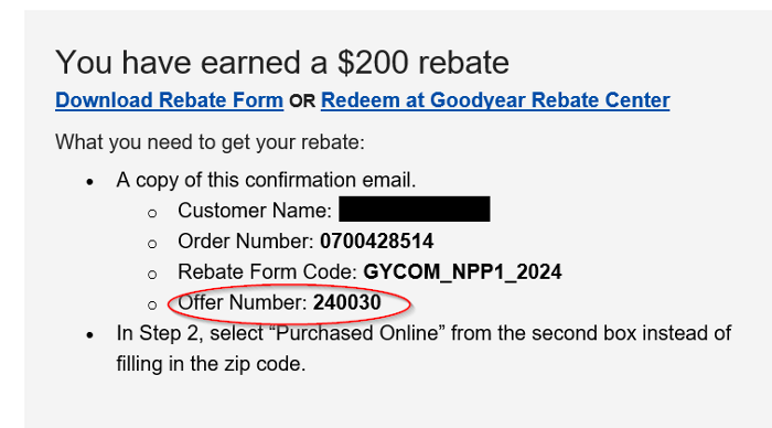 Rebate Cong
